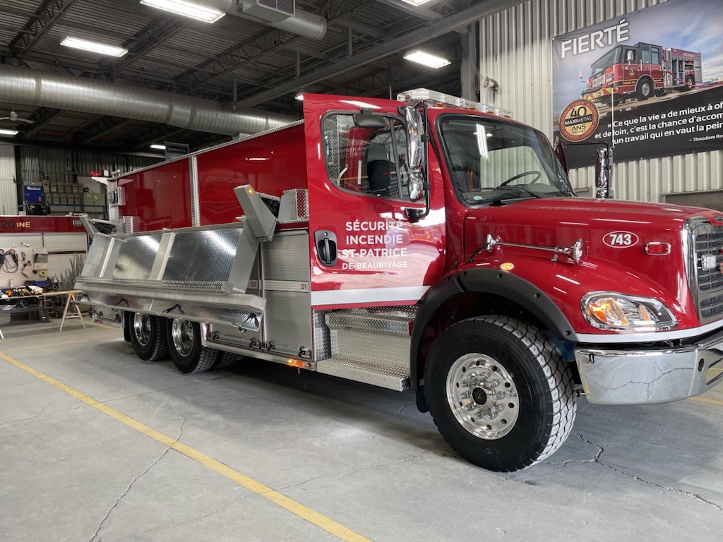 Saint-Patrice a finalement son nouveau camion de pompier