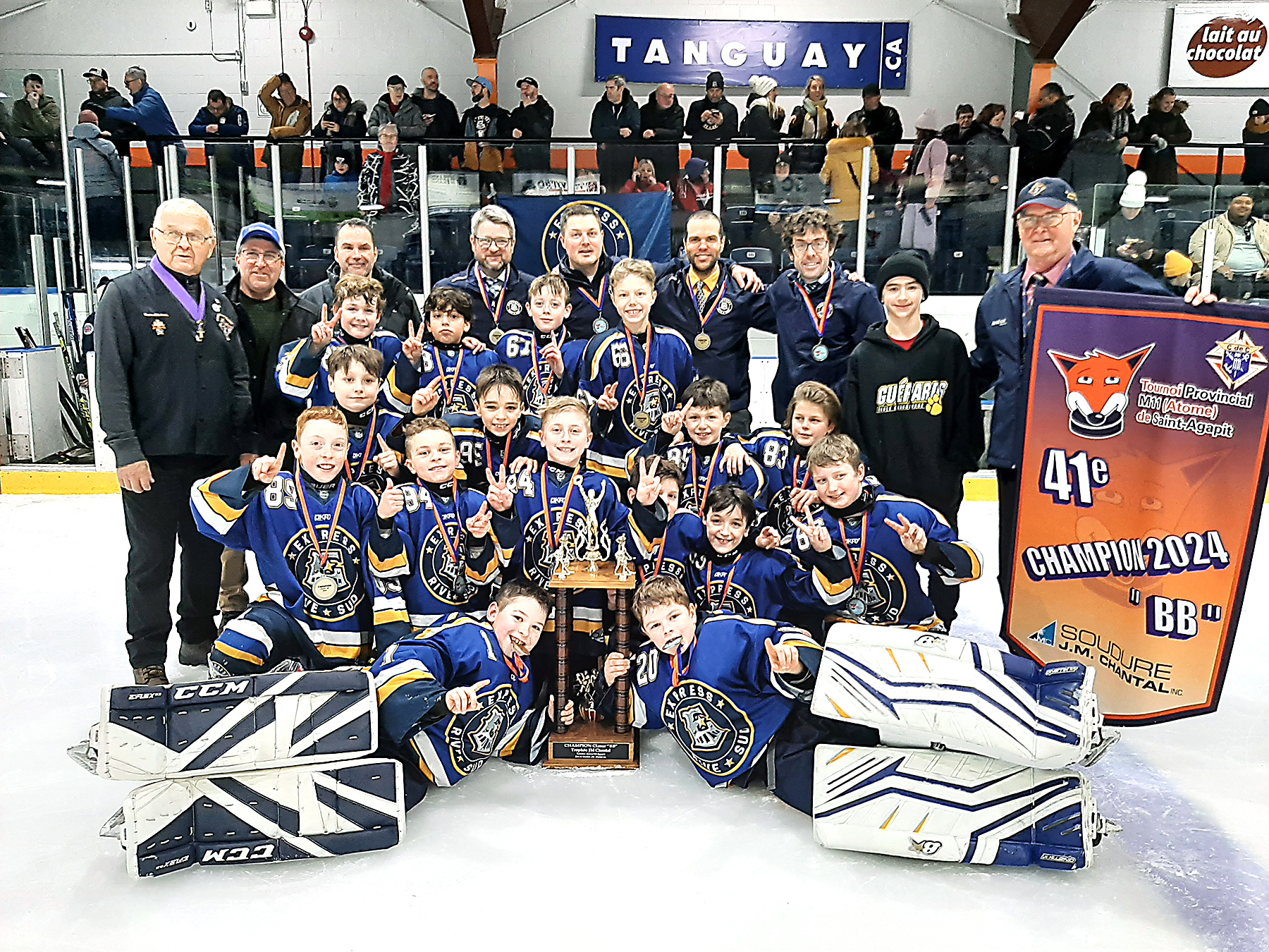 Un succès pour le tournoi atome de Saint-Agapit