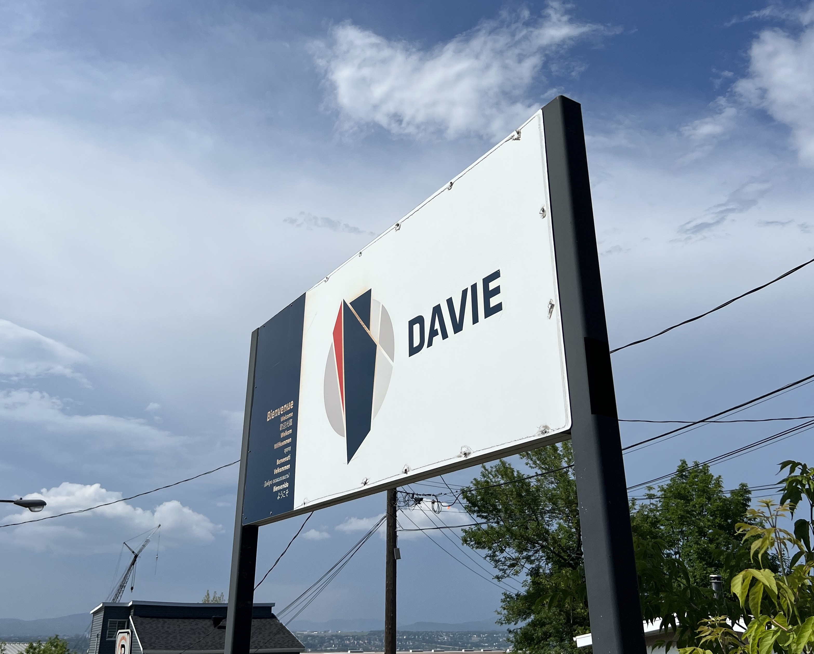 Davie veut étendre ses activités en sol américain