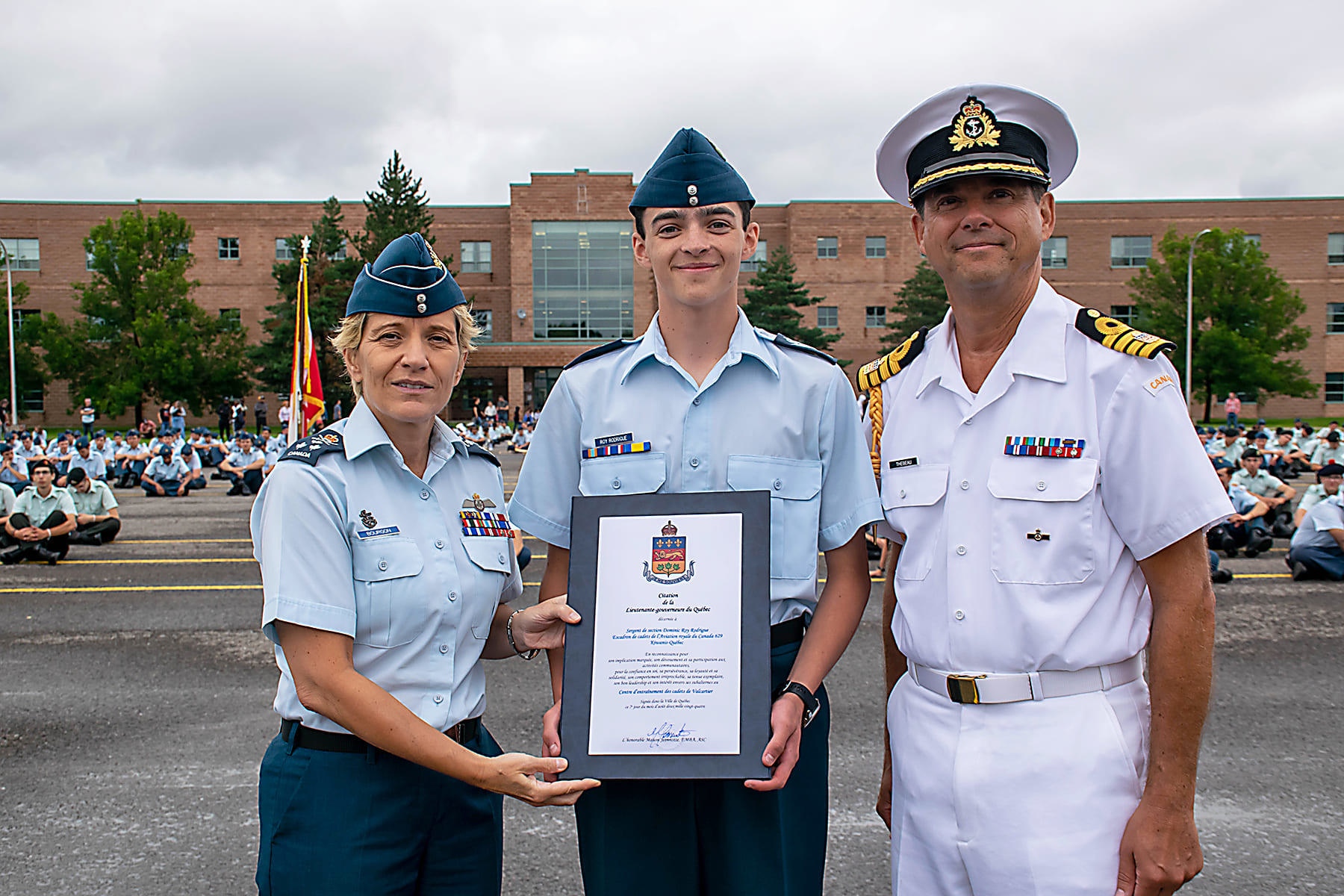 Un jeune Lévisien reçoit la Citation du lieutenant-gouverneur