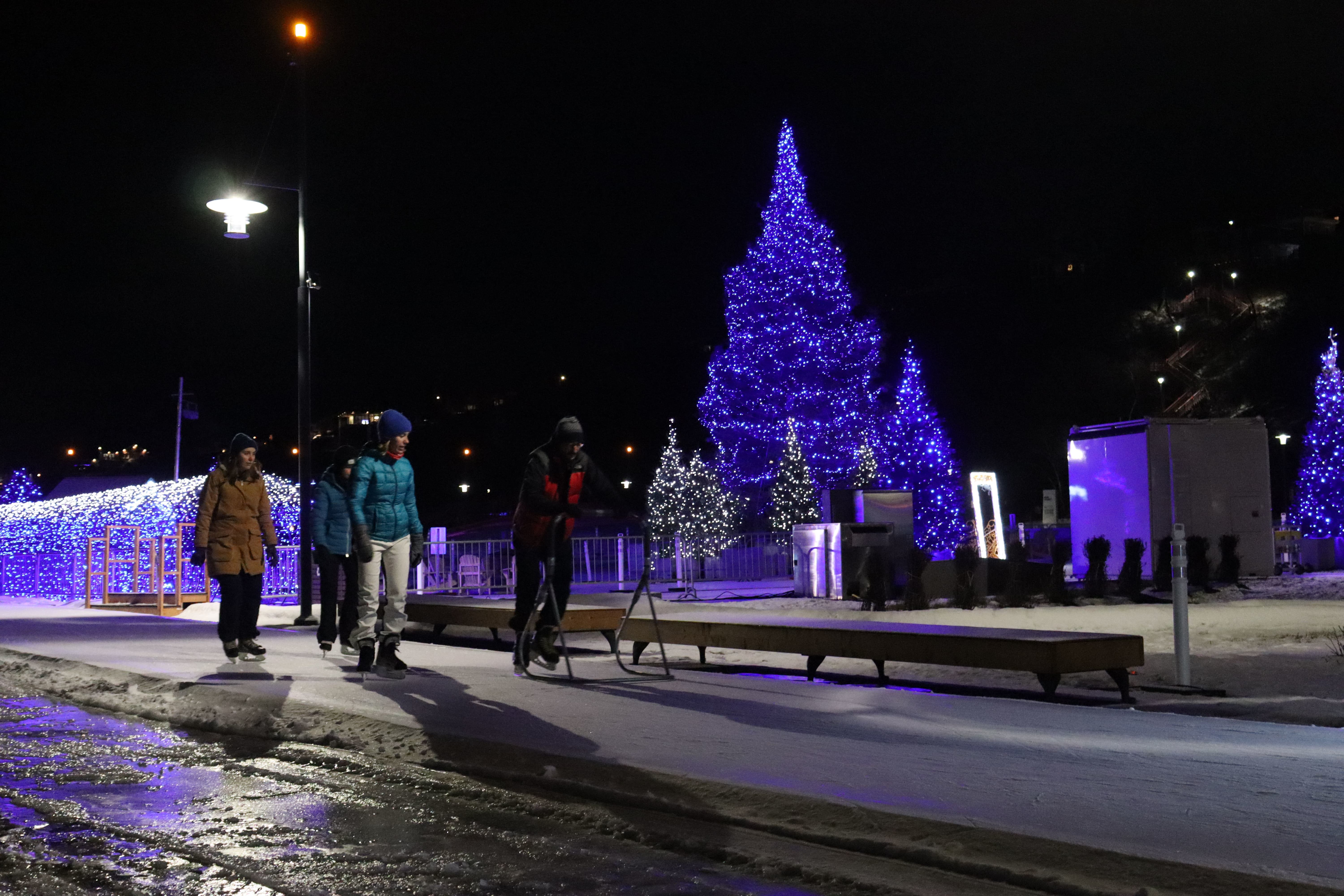 Ouverture du sentier glacé du quai Paquet