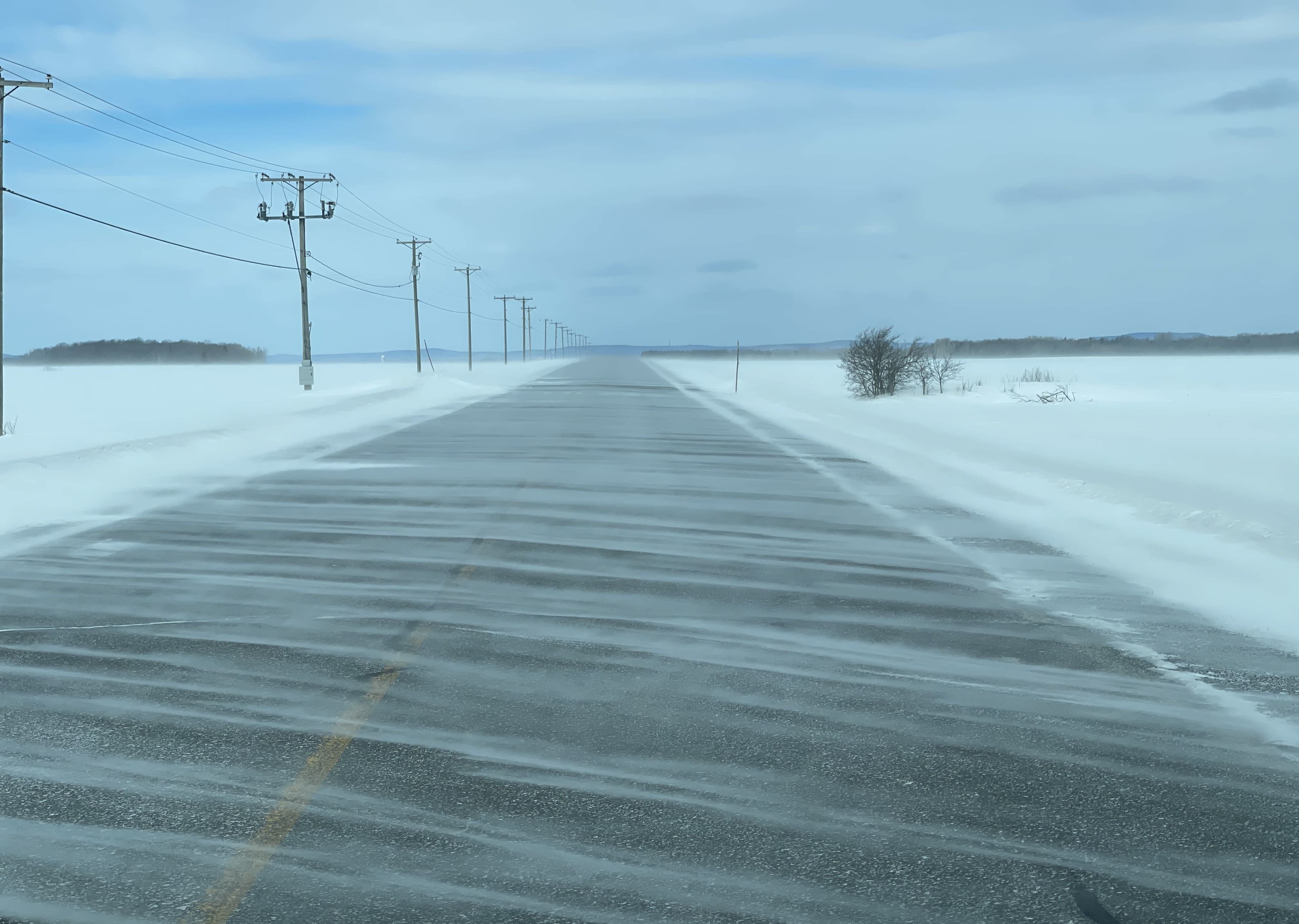 Le froid affecte les conditions routières